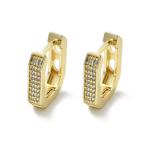 Aro Argolla Con Circones | Baño de oro 18k