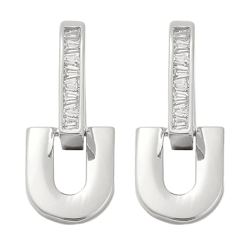 Aro Forma U con Circones | Baño de Plata