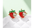 Ear Cuff Frutilla Unidad | Baño de oro 18k