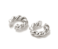 Ear Cuff Torcido Unidad | Baño de Plata