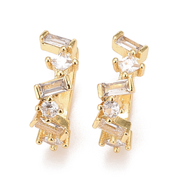  Ear Cuff Con Circones | Baño De Oro 18k