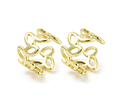 STOCK LIMITADO Ear Cuff Hojas De Rama | Baño de oro 18k
