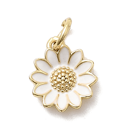  Dije De Manzanilla Blanca | Baño de oro 18k