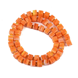  Tira Cubo de Vidrio | Naranjo