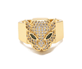 Anillo Ajustable Leopardo | Baño de oro 18k