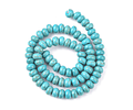 Piedra Turquesa Sintetica | Rondel 8x5mm