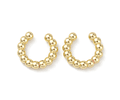 Ear Cuff Pelotitas Unidad | Baño De Oro 18k