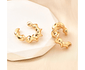 Ear Cuff Torcedura Unidad | Baño de oro 18k