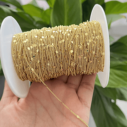 1 Metro Cadena | Baño de oro 18k