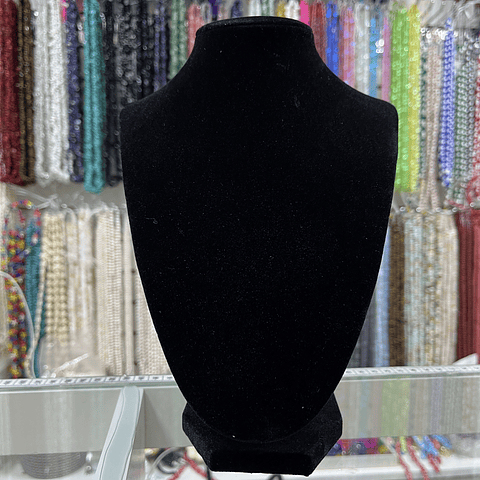 Exhibidor Cuello Terciopelo Negro