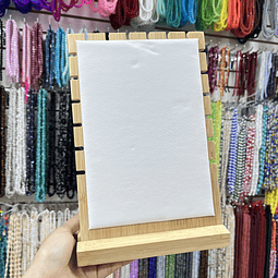  Exhibidor Collares De madera con cuerina