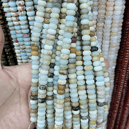 Piedra Natural Rondel | Amazonita