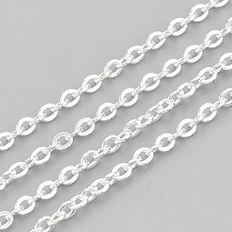  Cadena Baño de Plata