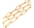 1 metro Cadena Eslabón Acero Inoxidable
