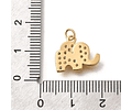 Colgante Elefante Con Circones | Baño de oro 18k