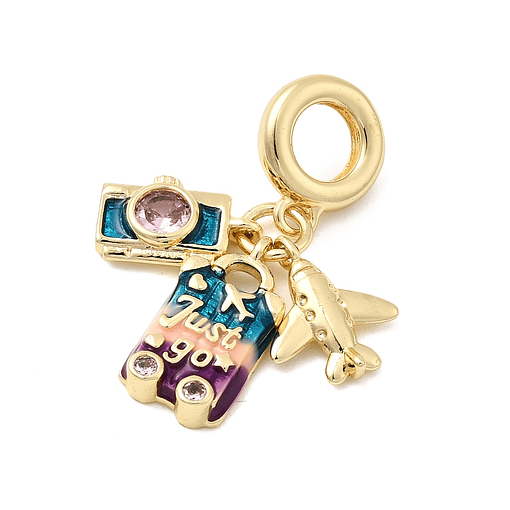 Charm Estilo Europeo | Maleta, Cámara y Avión