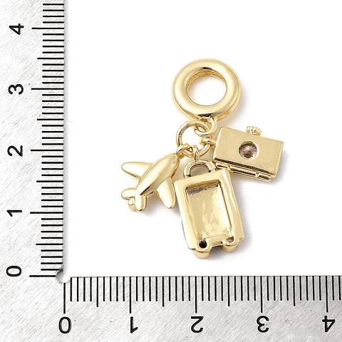 Charm Estilo Europeo | Maleta, Cámara y Avión