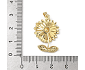 Colgante Girasol | Baño de oro 18k