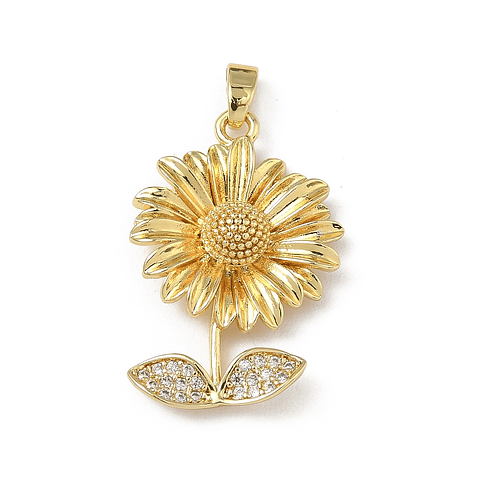 Colgante Girasol | Baño de oro 18k