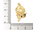 Colgante Girasol Tornasol | Baño de oro 18k