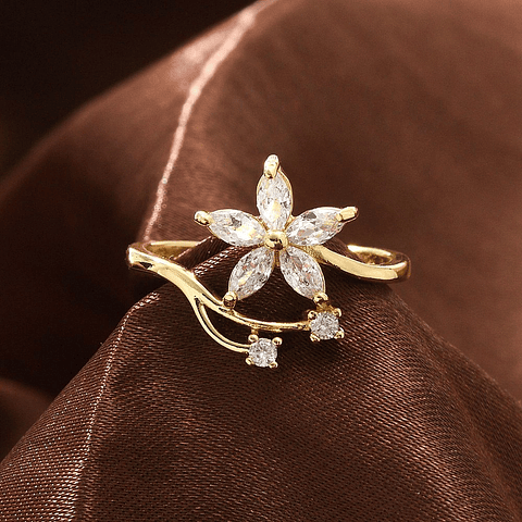 Anillo Diametro 18.5mm | Baño de oro 18k