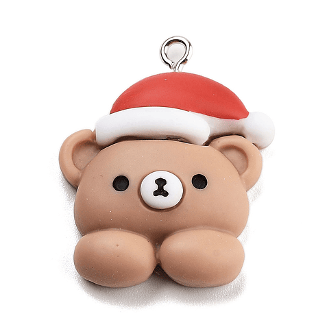 Colgante de Osito Navideño | resina