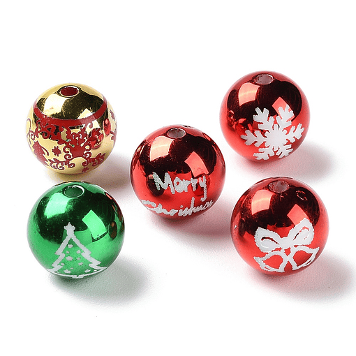 Pelotas Navideñas 15.5mm