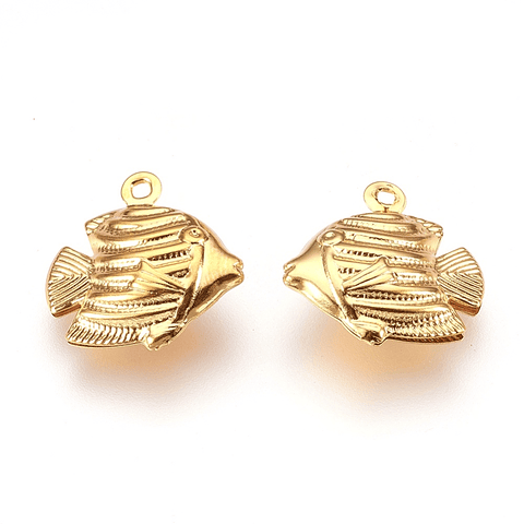 Colgante Pez Dorado | Acero Inoxidable