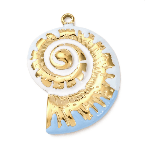 Colgante Conchita Esmaltada | Acero Inoxidable