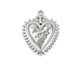 Colgante Corazón Sagrado | Acero Inoxidable