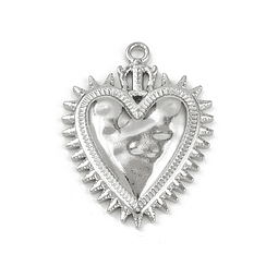  Colgante Corazón Sagrado | Acero Inoxidable