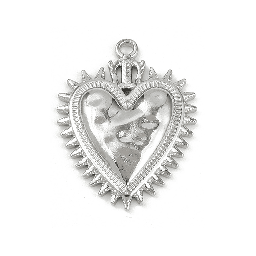 Colgante Corazón Sagrado | Acero Inoxidable