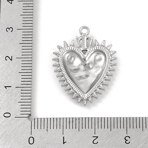 Colgante Corazón Sagrado | Acero Inoxidable