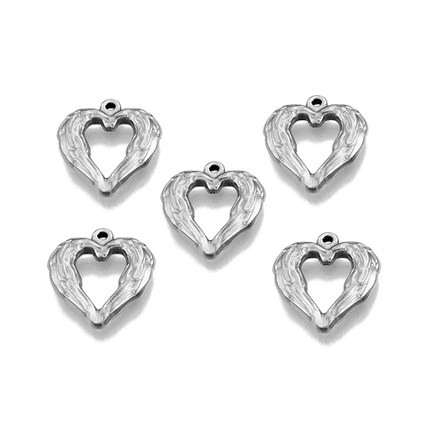 Colgante Corazón Hueco | Acero Inoxidable