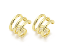Ear Cuff Multiples Líneas | Baño de oro 18k