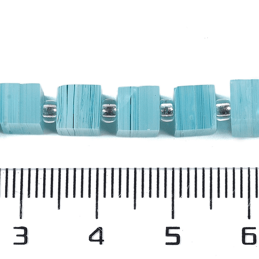 Tira Cubo De Vidrio | Celeste