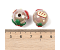 Pelotas Navideñas Acrilicas 15x17mm
