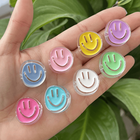 Separadores de Caritas de Acrilico de Colores