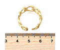 Anillo Ajustable Óvalos | Baño de oro 18k
