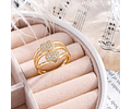 Anillo Ajustable Doble Corazón | Baño de oro 18k