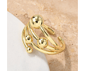 Anillo Ajustable | Baño de Oro 18k