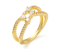 Anillo Ajustable | Baño de Oro 18k