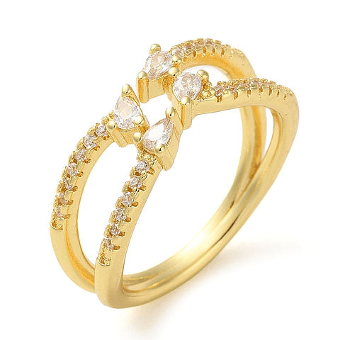 Anillo Ajustable | Baño de Oro 18k