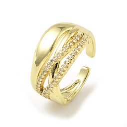  Anillo Ajustable | Baño de Oro 18k