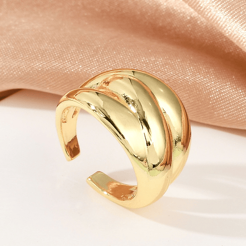 Anillo Ajustable | Baño de Oro 18k