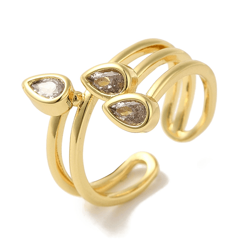 Anillo Ajustable | Baño de Oro 18k