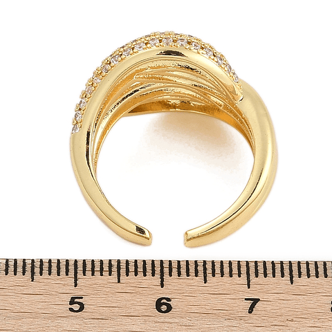 Anillo Ajustable | Baño de Oro 18k