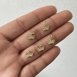 Colgante Corona | Baño de oro 18k
