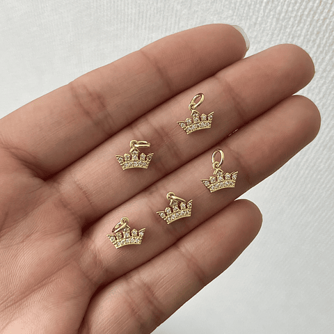 Colgante Corona | Baño de oro 18k