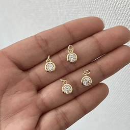 Dije Punto de Luz | Baño de oro 18k